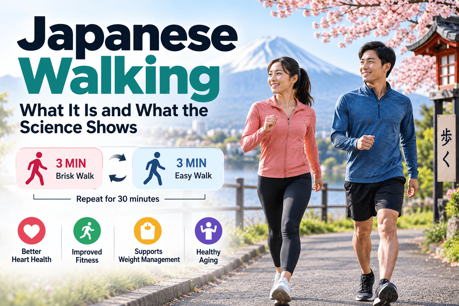Japanese Walking: What It Is and What the Science Shows