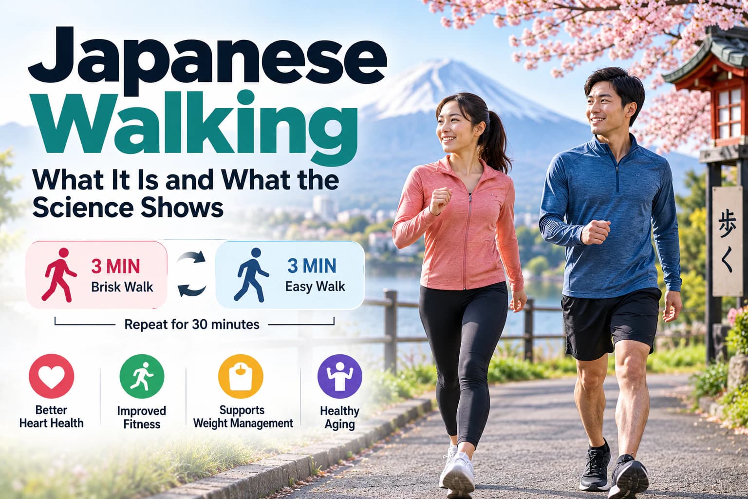 Japanese Walking: What It Is and What the Science Shows